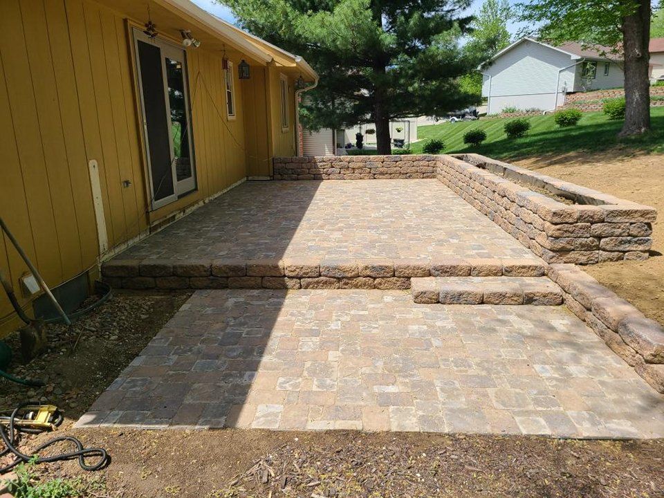 Patio installation