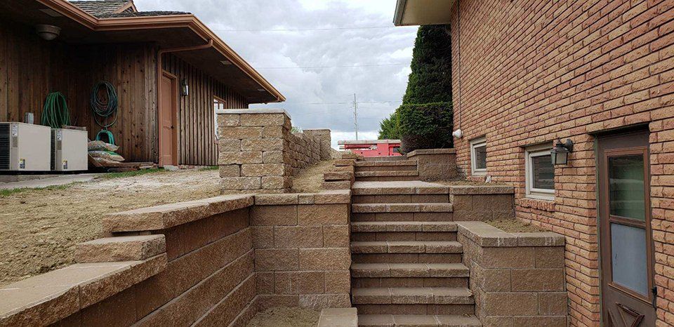 Residential retaining wall
