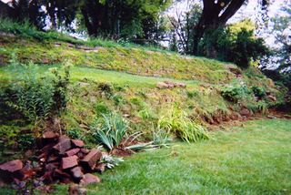 Residential retaining wall
