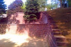 Residential retaining wall installation
