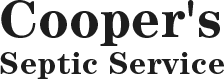 Cooper's Septic Service Logo