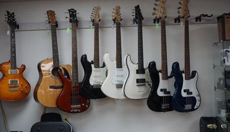 Variety of guitars