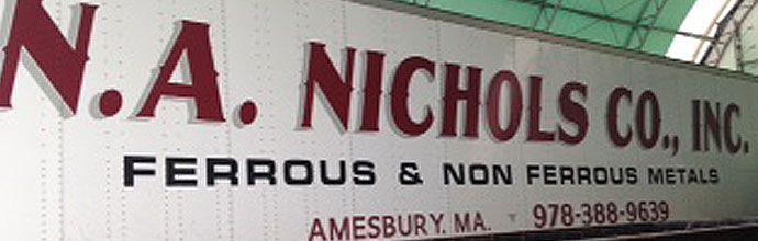 N.A. Nichols Co., Inc. sign board