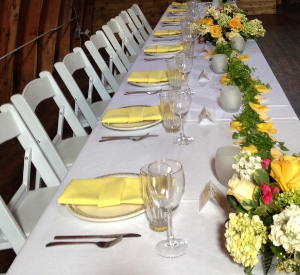 Table runners for tables