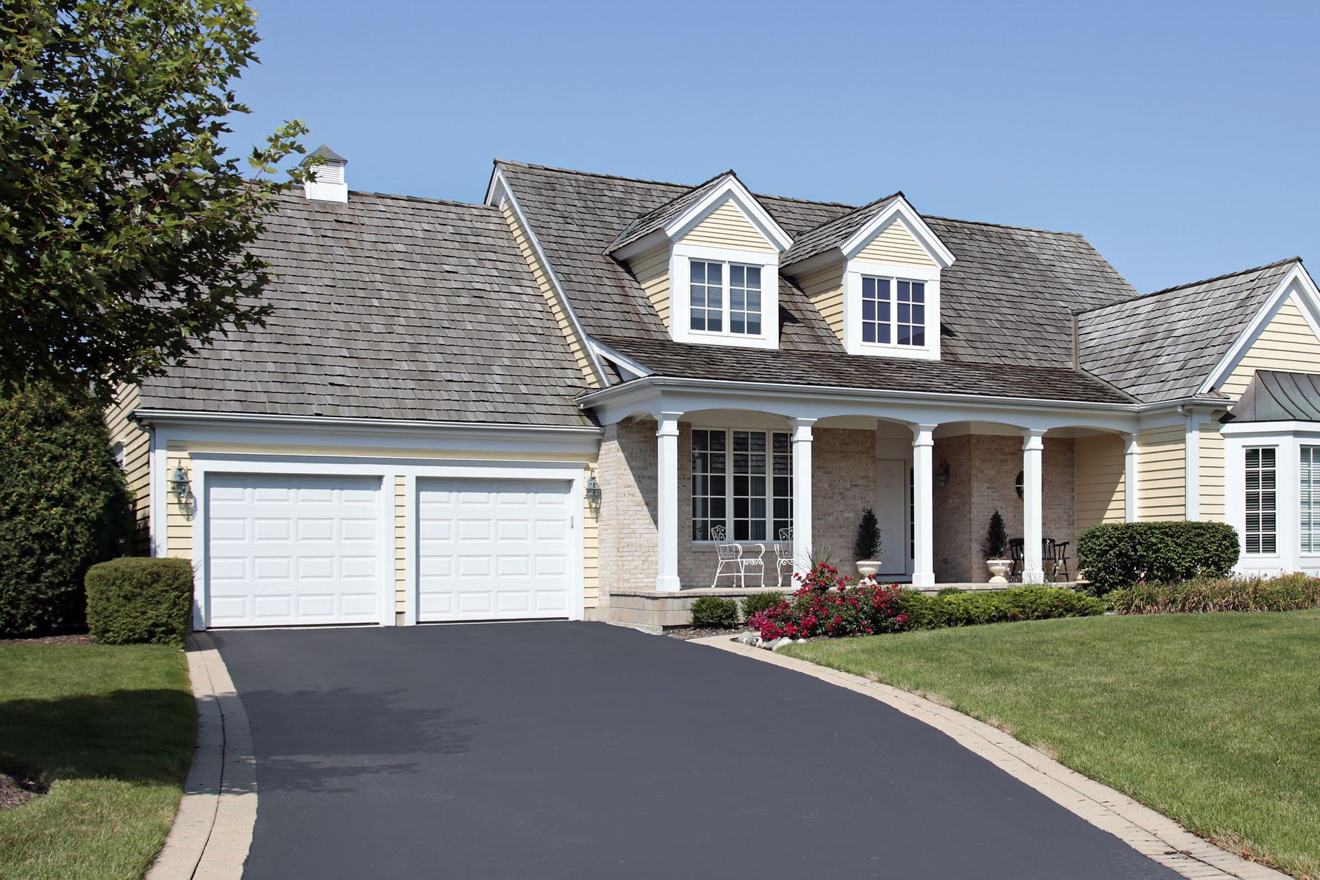 Asphalt driveway