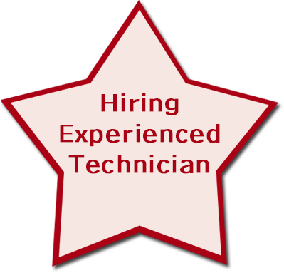 Hiring Experienced Technician