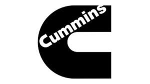 Black and white Cummins logo: a rounded C shape with