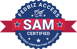 System for Award Management (SAM) Certified Badge