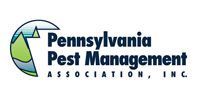 Logo of the Pennsylvania Pest Management Association with a mountain scene.