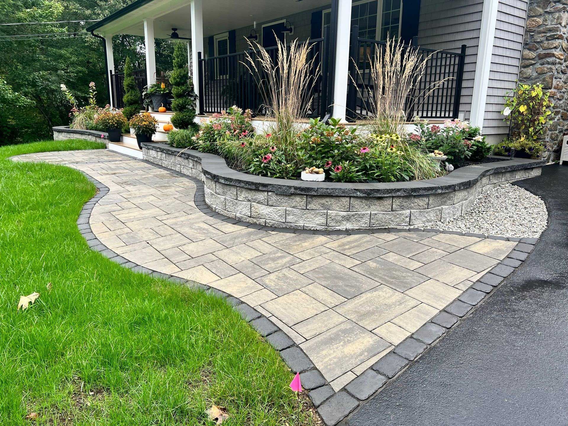 beautiful stone walkway