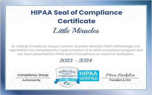 HIPAA Seal Of Compliance