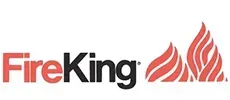 FireKing logo with orange