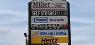 Miller Brothers Self Storage signages