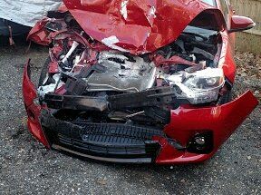 Totaled car