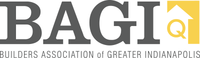 The logo for the builders association of greater indianapolis