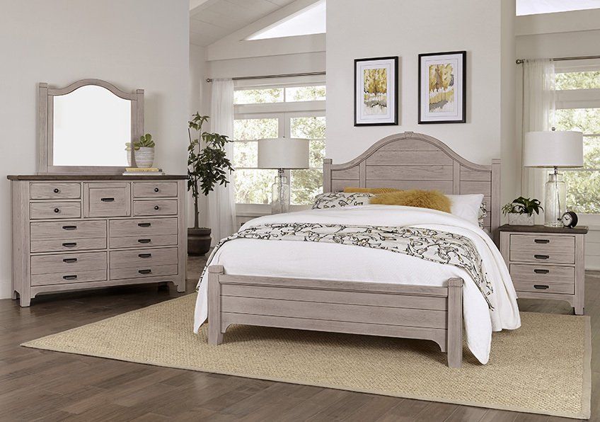 Cozy bed with pastel designs