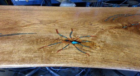 Custom mesquite table
