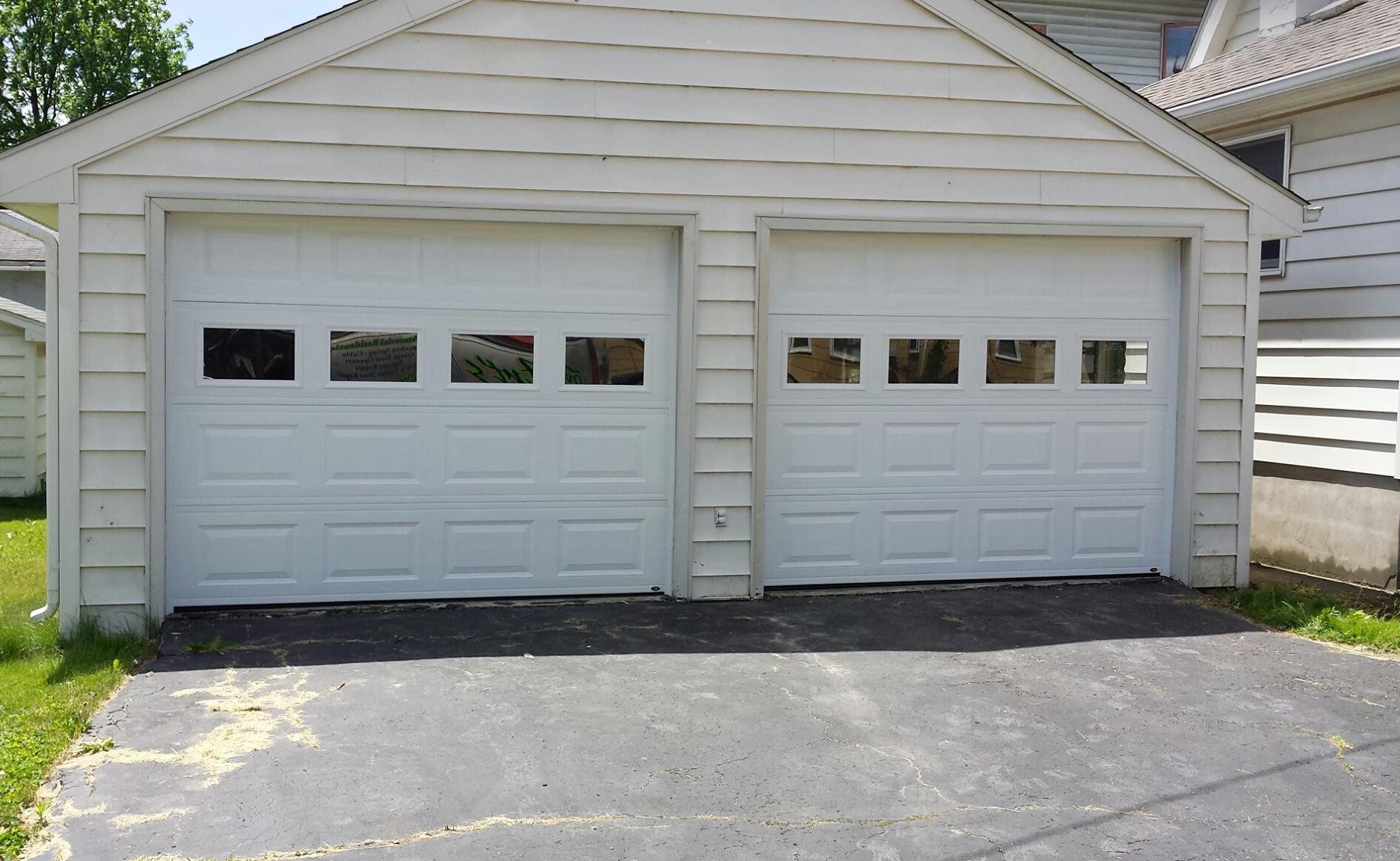 Residential garage door