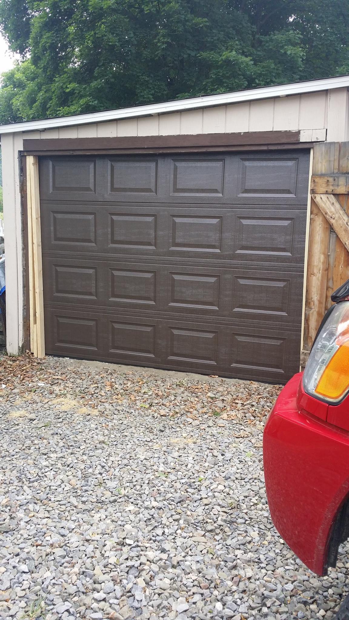 Residential garage door