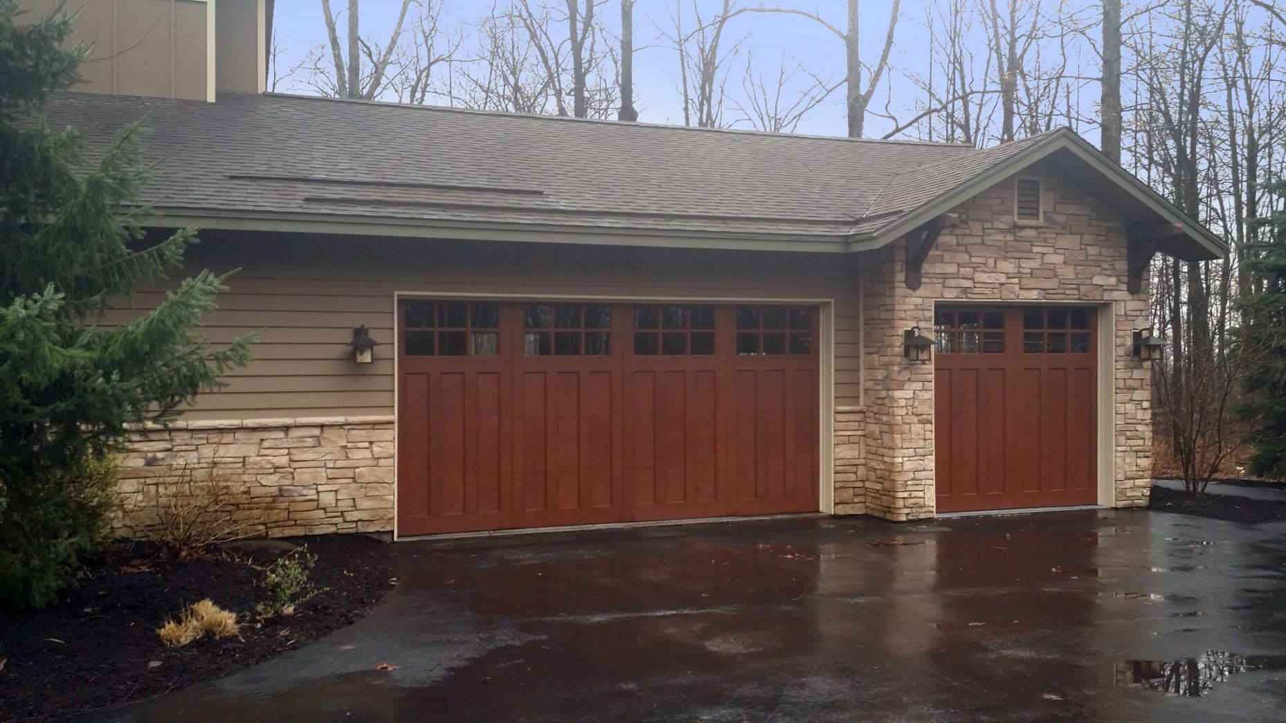 Residential garage door