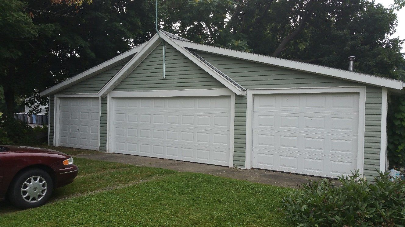 Residential garage door