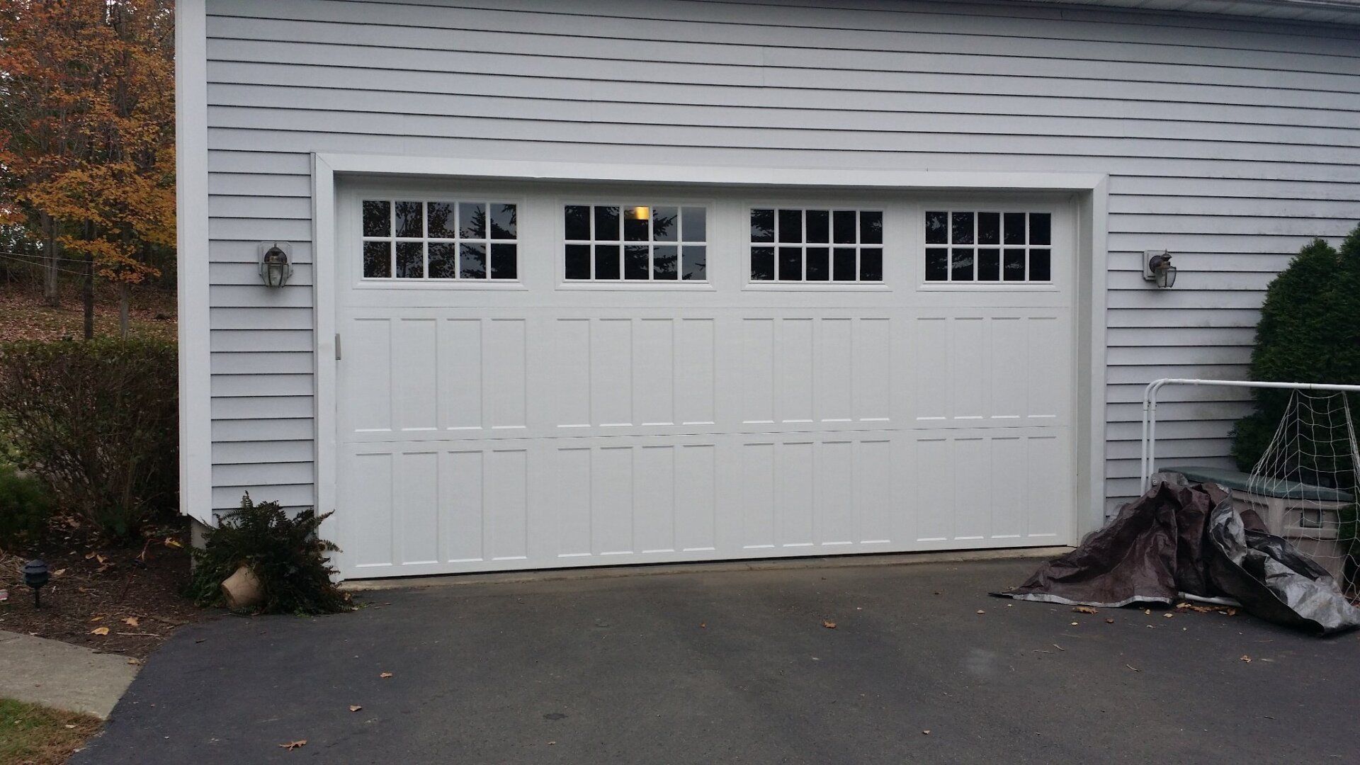 Residential garage door