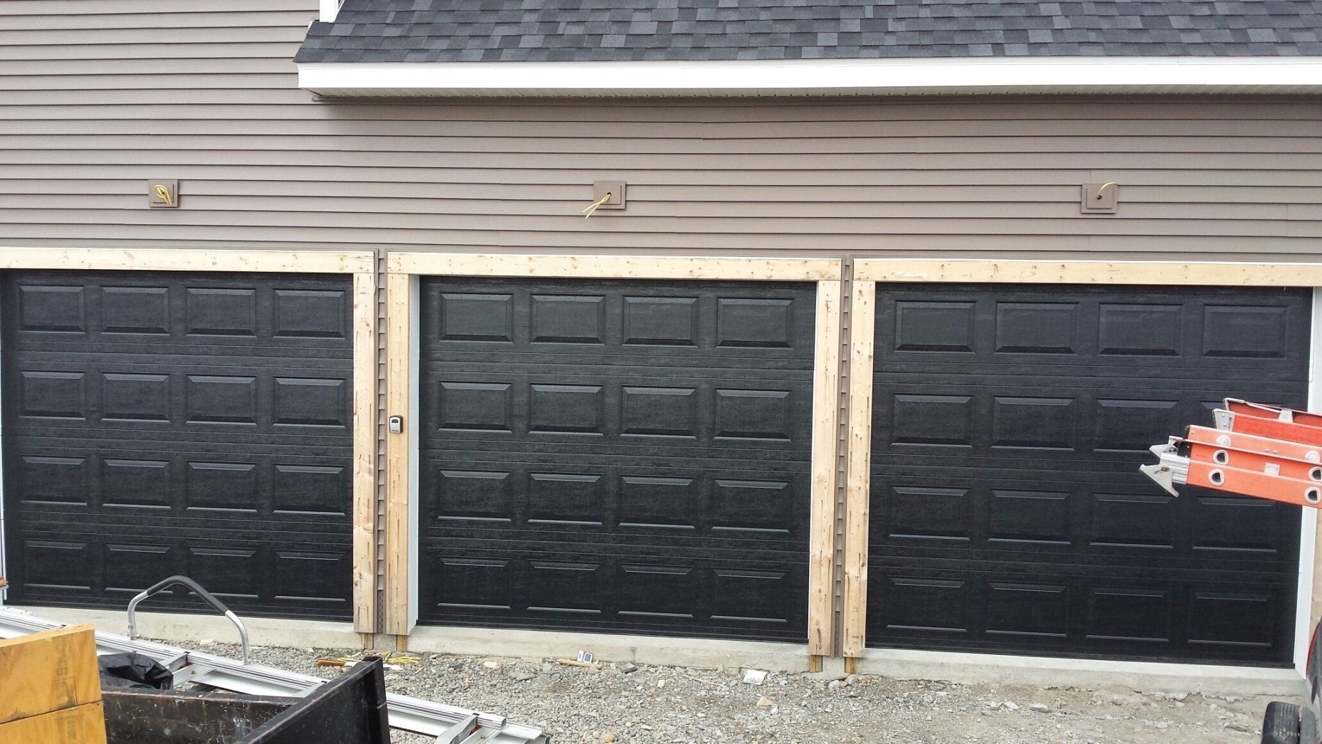 Residential garage door