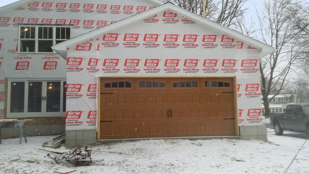 Residential garage door
