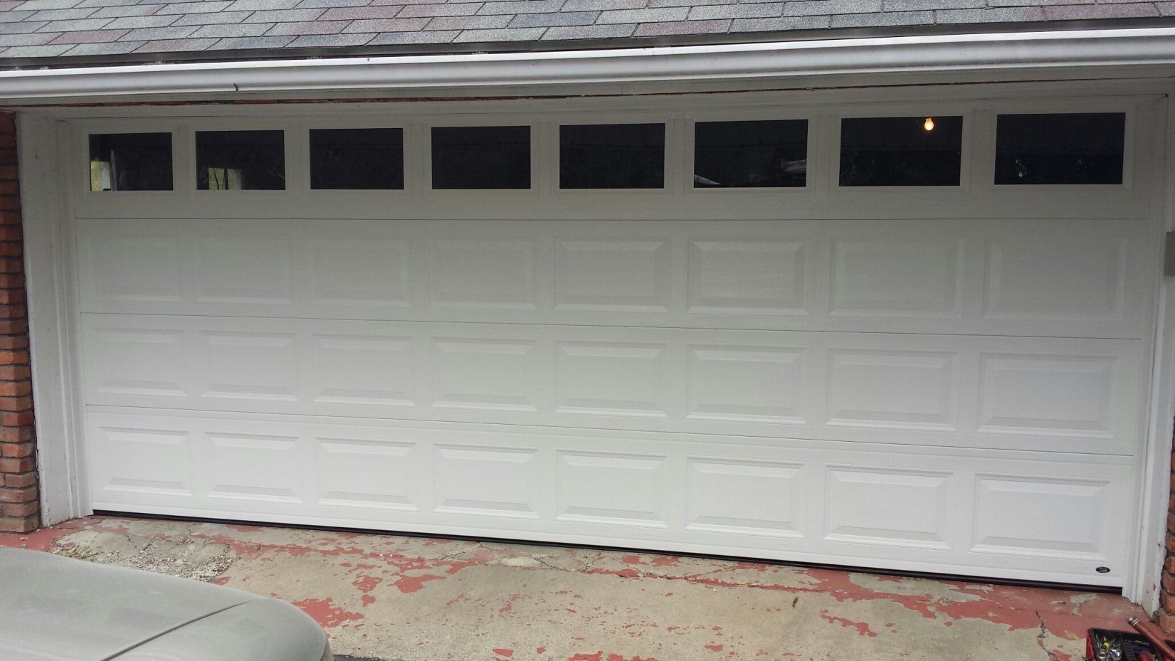 Residential garage door