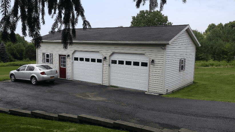 Residential garage door