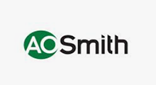 AO Smith logo: green circle with 