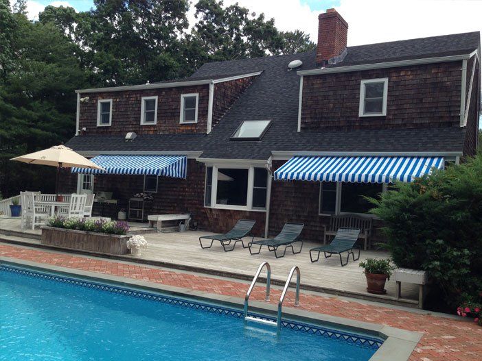 Pool awning
