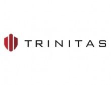 Red shield logo with three vertical bars and the word TRINITAS in black text.