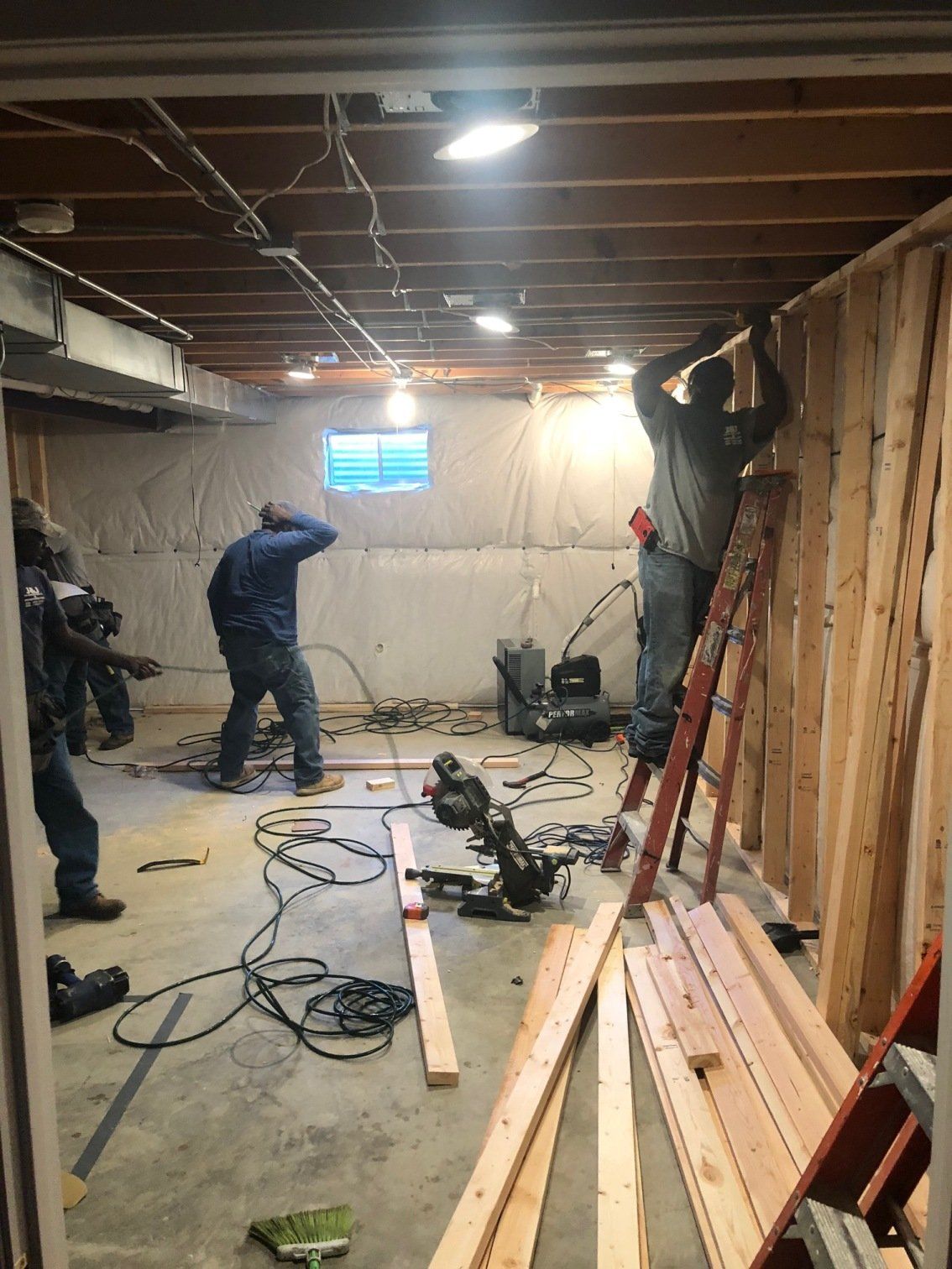 Basement remodeling
