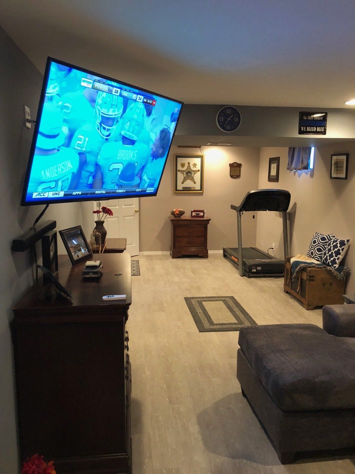 Newly installed bedroom