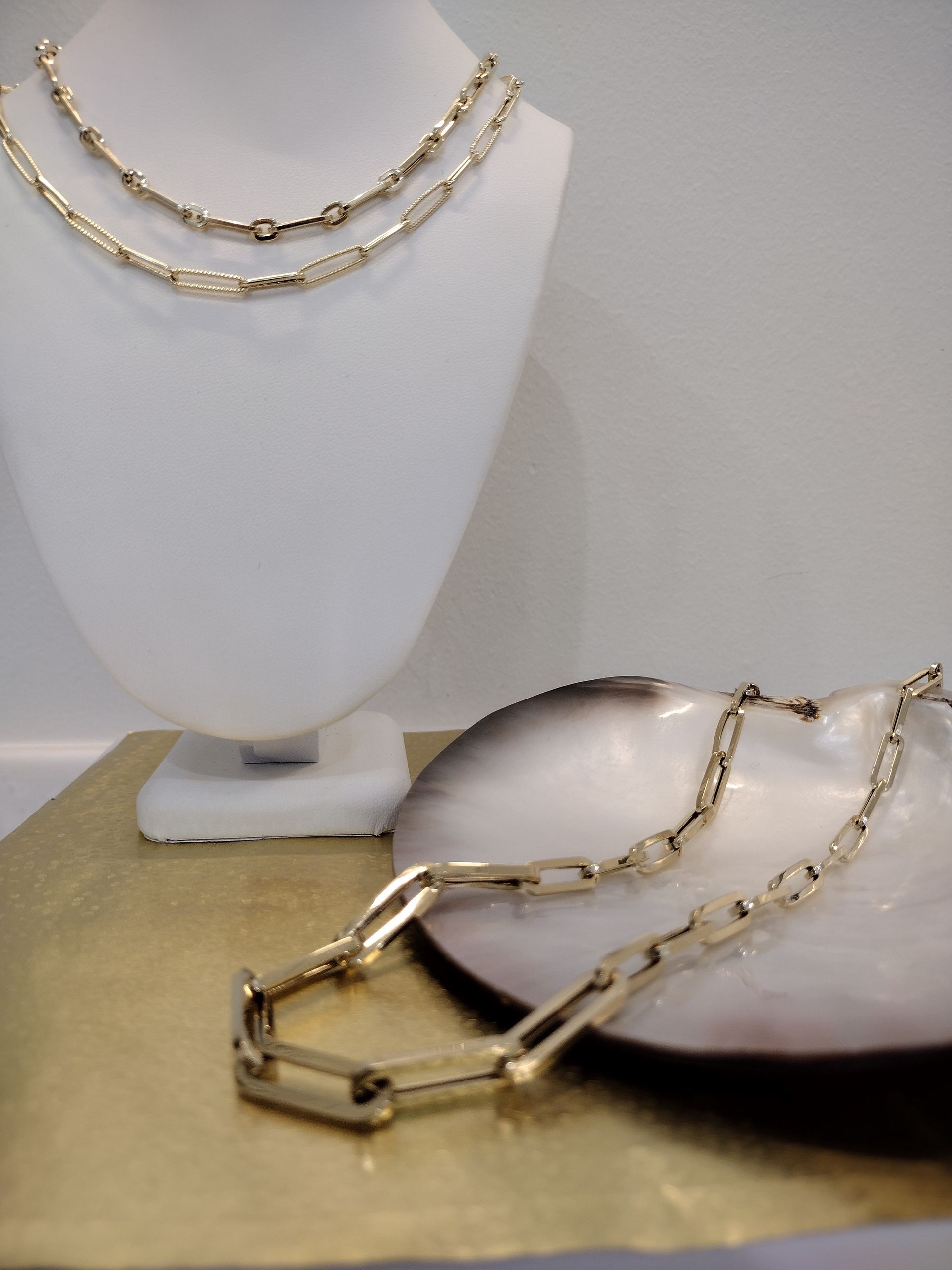 Custom gold necklace