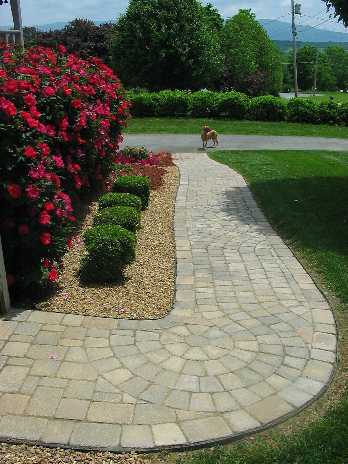 Stone pathway