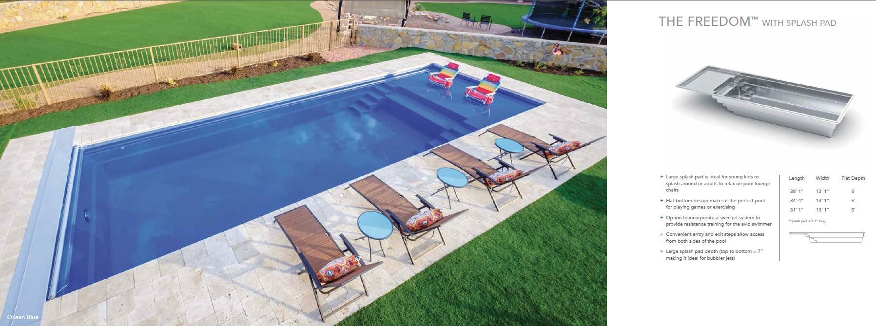 The Freedom with Splash Pad