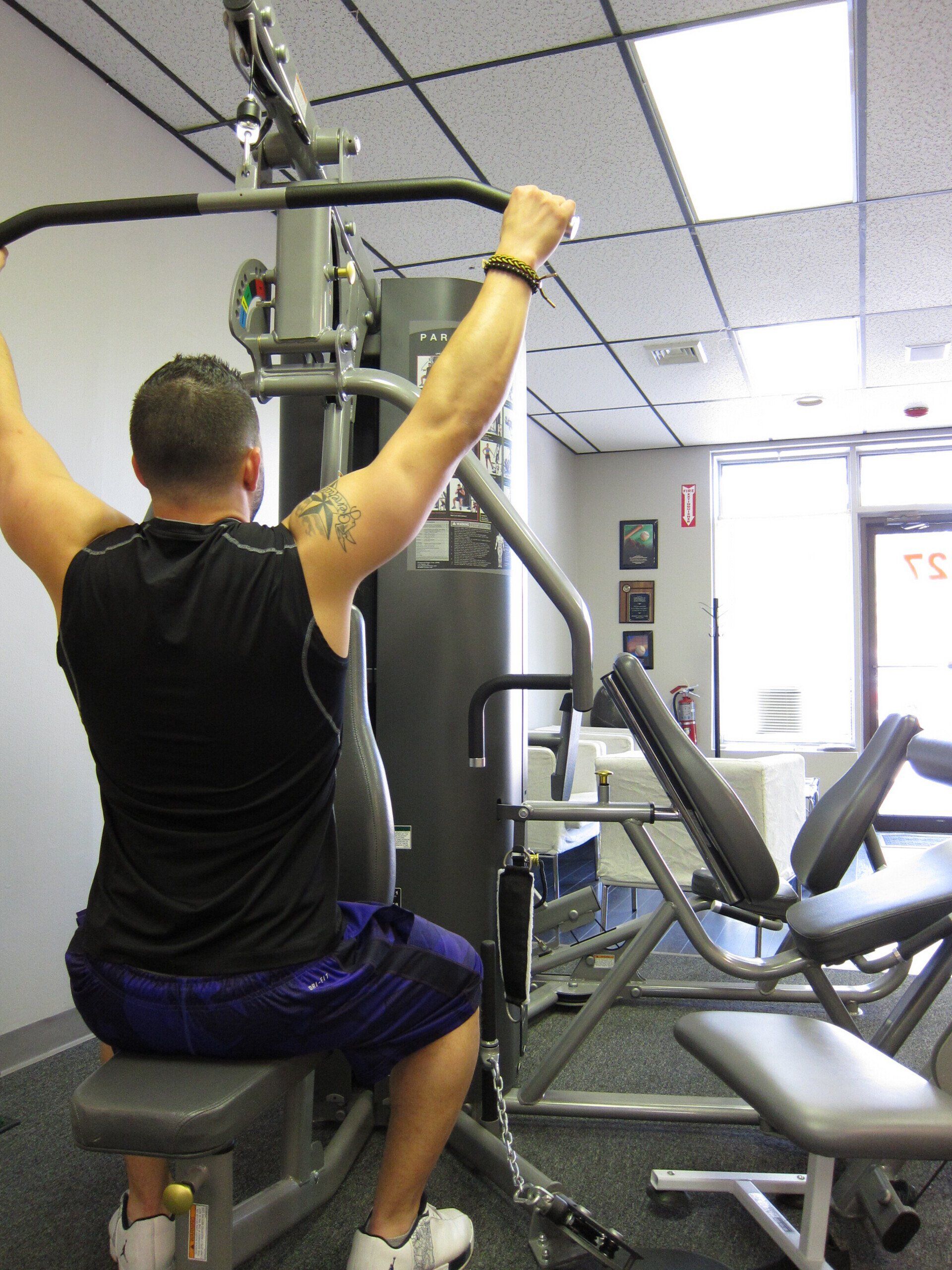 man in a therapy session