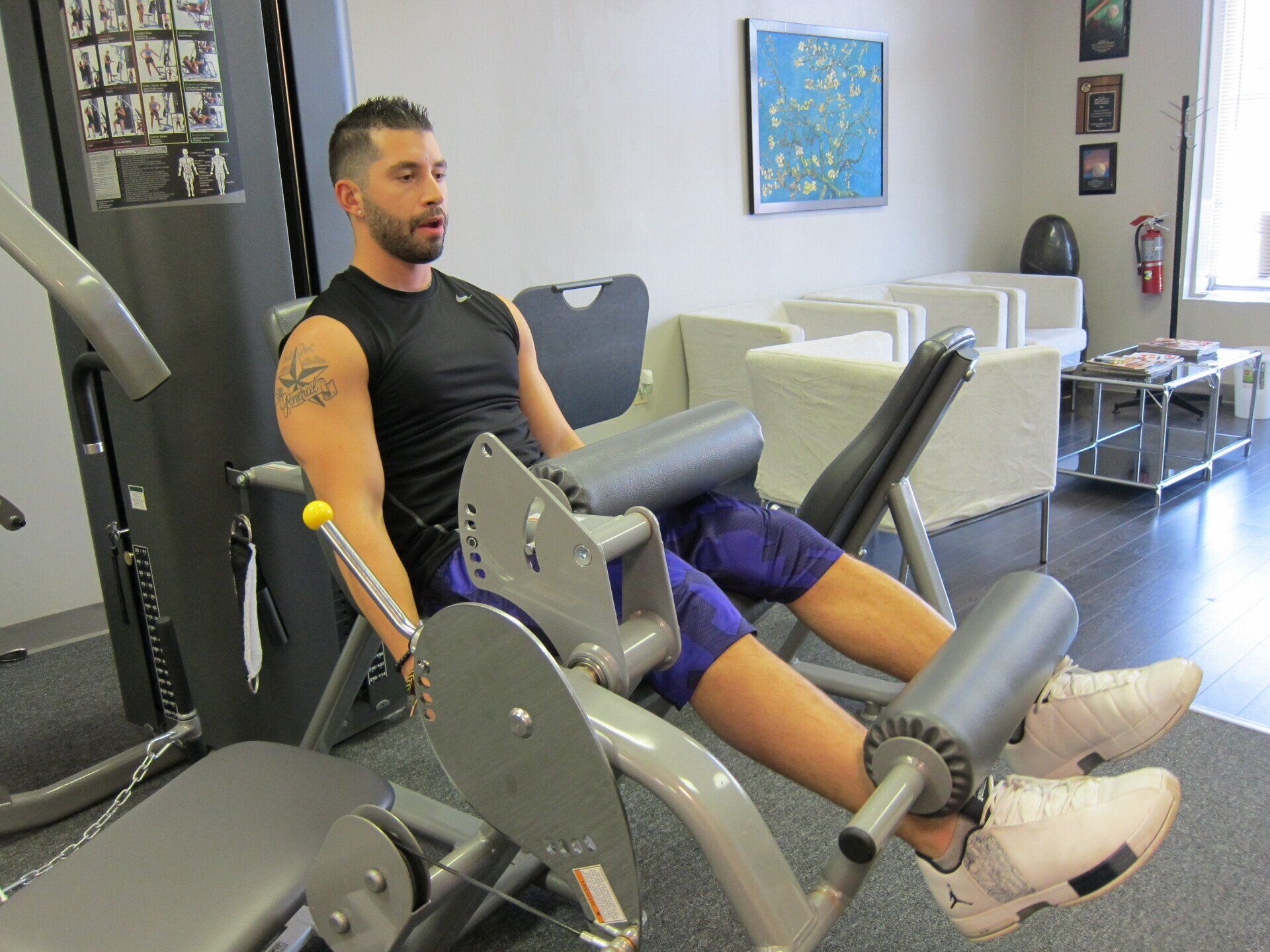 man in a therapy session