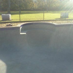 Swimming Pool Marble Dusting