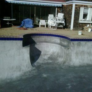 Swimming Pool Marble Dusting