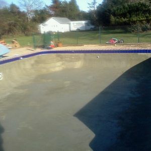 Swimming Pool Marble Dusting