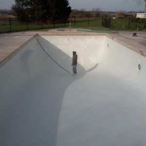 Swimming Pool Marble Dusting