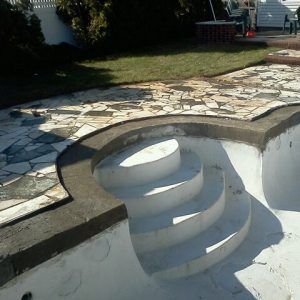 Swimming Pool Marble Dusting