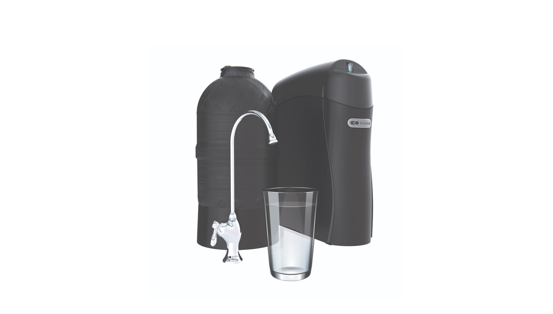 Black drinking water system filtration.