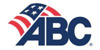 ABC logo with blue letters and a red, white, and blue star-striped graphic above it