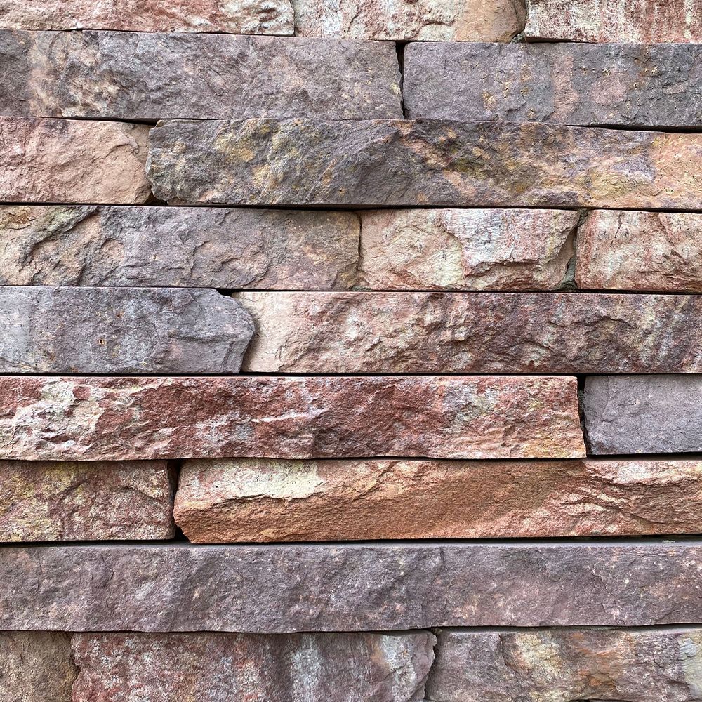 A close up of a stones stacked on top of each other.