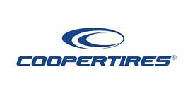 Cooper Tires logo with a blue oval design above the brand name in blue text.