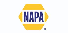 NAPA logo: blue text 